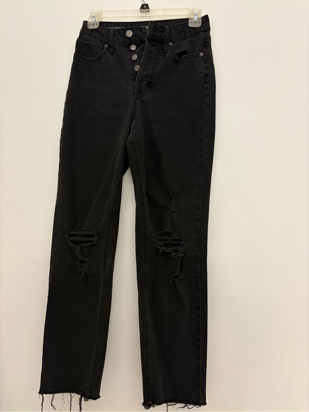 Wild Fable Super High Rise Slim Straight Black Jeans Size 0